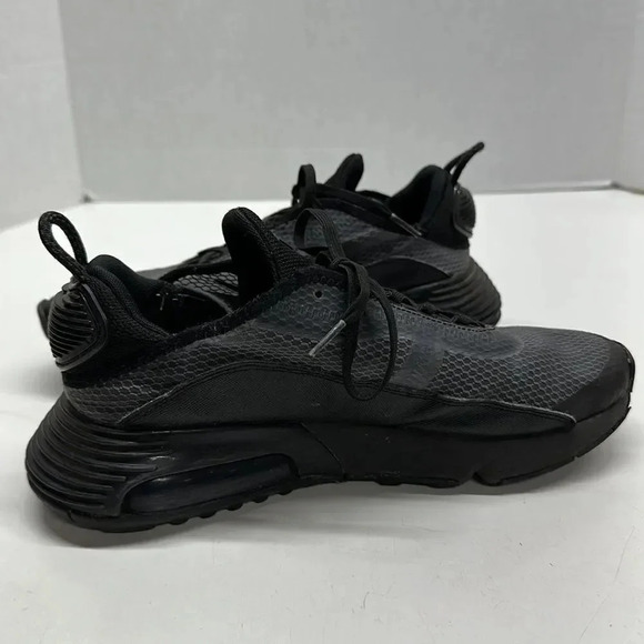 Nike Big Air Max 2090 Sneakers Shoes Black Anthracite Wolf Grey Kids Size 6 Y 6Y - Picture 5 of 10